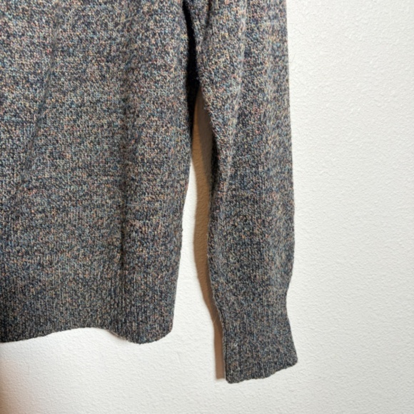 Pendleton Mens Sweater Blue Green Fleck Shetland Wool Crewneck Washable SIZE L - Picture 12 of 13